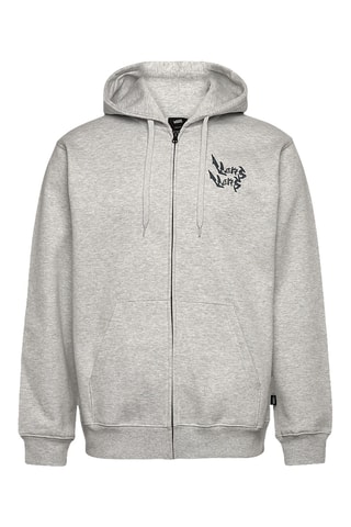 Sweat à capuche - Gris clair chiné