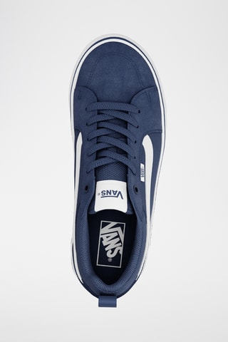 Baskets en cuir Filmore - Bleu marine