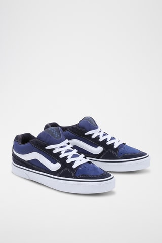 Baskets en cuir Caldrone - Bleu