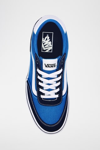 Baskets en cuir Brooklyn LS - Bleu