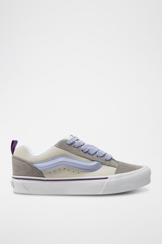 Baskets en nubuck Knu Skool - Gris et violet