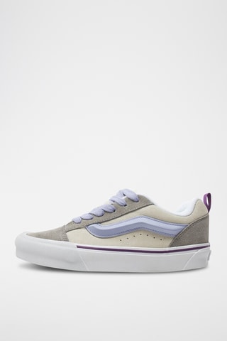 Baskets en nubuck Knu Skool - Gris et violet