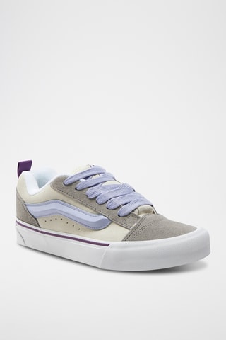 Baskets en nubuck Knu Skool - Gris et violet