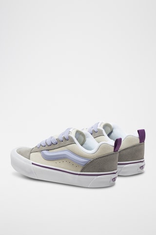 Baskets en nubuck Knu Skool - Gris et violet