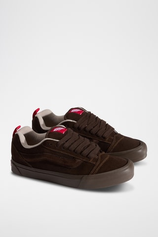 Baskets en nubuck Knu Skool - Marron