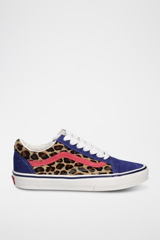 Baskets en nubuck Old Skool - Bleu foncé