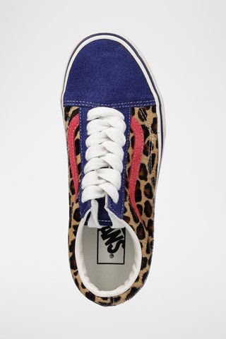 Baskets en nubuck Old Skool - Bleu foncé