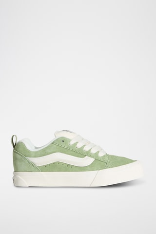 Baskets en cuir Knu Skool - Vert olive