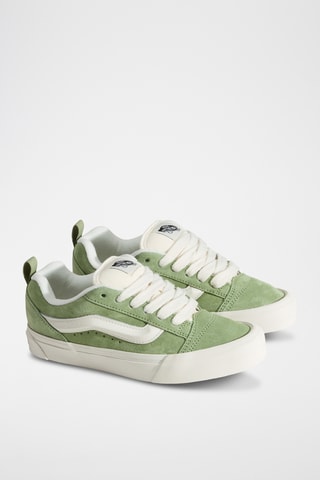 Baskets en cuir Knu Skool - Vert olive