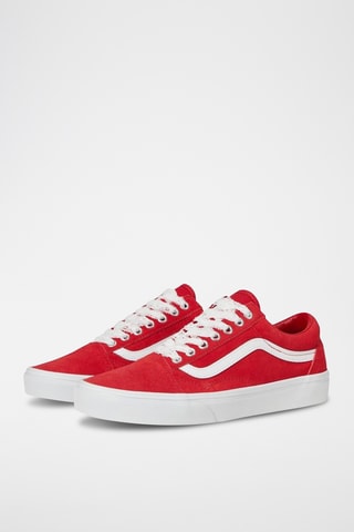 Baskets en nubuck Old Skool - Rouge