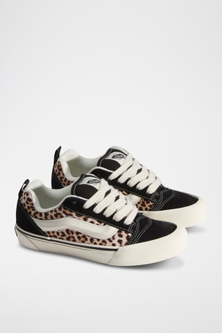 Baskets en nubuck Knu Skool - Noir et beige