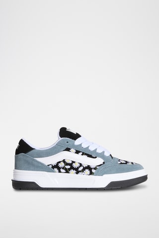 Baskets en nubuck Hylane - Bleu clair et noir