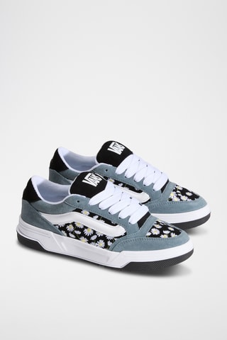 Baskets en nubuck Hylane - Bleu clair et noir