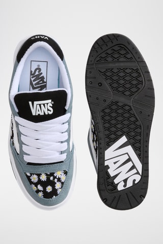 Baskets en nubuck Hylane - Bleu clair et noir