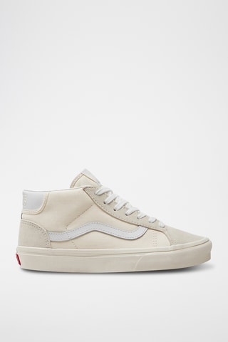 Baskets montantes en cuir Mid Skool 37 - Beige