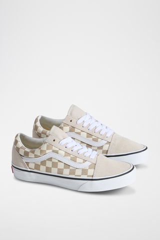 Baskets en cuir Old Skool - Ecru