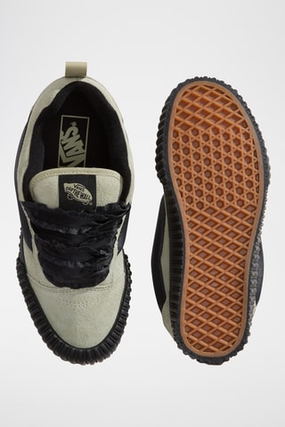 Baskets en cuir Knu Skool - Vert d’eau