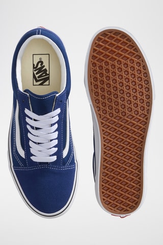 Baskets en cuir Old Skool - Indigo