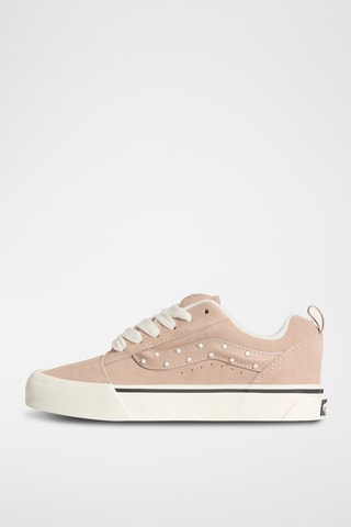 Baskets en nubuck Knu Skool - Taupe