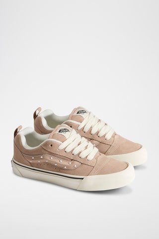 Baskets en nubuck Knu Skool - Taupe