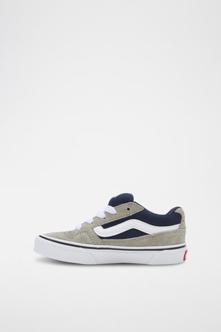 Baskets en nubuck Caldrone - Gris et bleu marine
