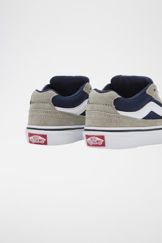 Baskets en nubuck Caldrone - Gris et bleu marine