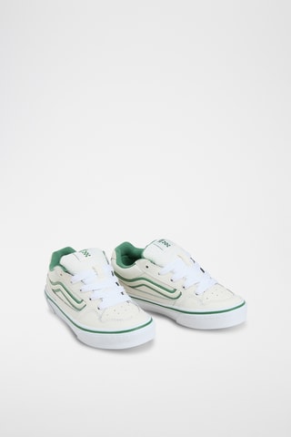 Baskets en nubuck Caldrone - Vert et blanc