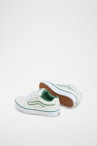 Baskets en nubuck Caldrone - Vert et blanc
