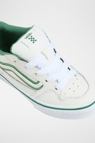Baskets en nubuck Caldrone - Vert et blanc