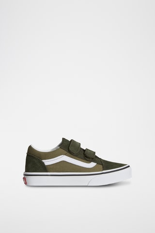Baskets en nubuck Old Skool V - Vert foncé