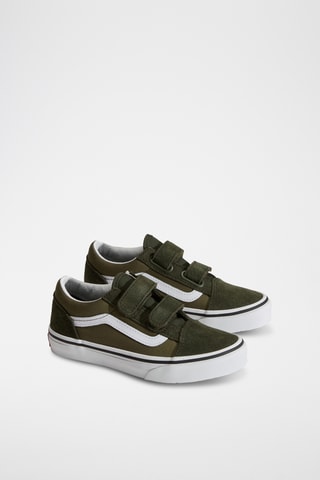 Baskets en nubuck Old Skool V - Vert foncé