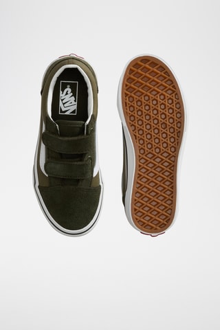 Baskets en nubuck Old Skool V - Vert foncé