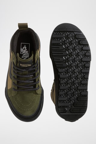 Baskets montants en nubuck SK8-Hi Insulated - Noir