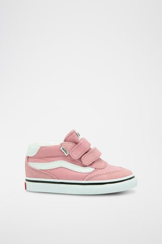 Baskets en nubuck Brooklyn Mid V - Rose