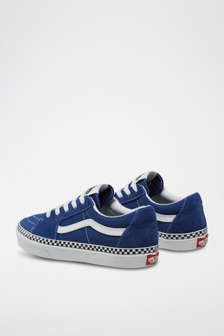 Baskets en cuir SK8-Low - Bleu roi