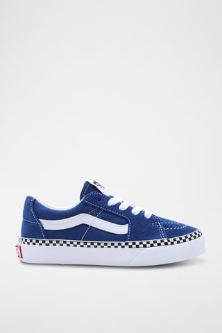 Baskets en cuir SK8-Low - Bleu roi