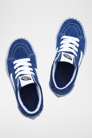 Baskets en cuir SK8-Low - Bleu roi
