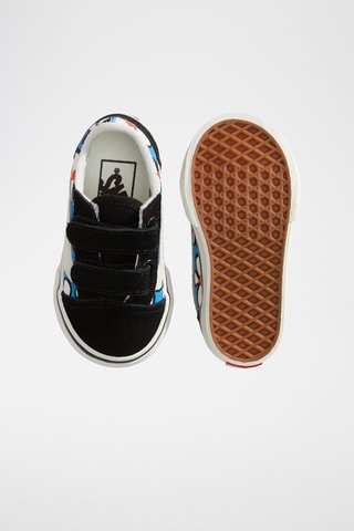 Baskets en nubuck Old Skool V - Bleu et noir