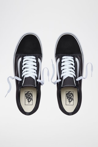 Baskets plateformes en cuir Old Skool Platform - Noir