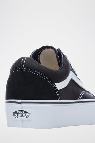 Baskets plateformes en cuir Old Skool Platform - Noir