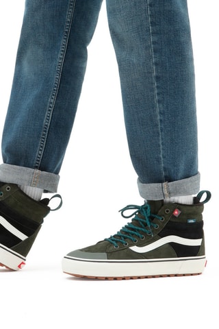 Baskets montantes en cuir SK8-Hi MTE-2 - Kaki