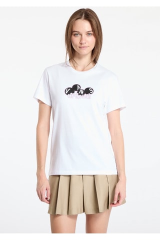 T-shirt Rolling SS BFF - Blanc