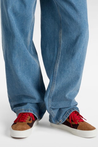 Baskets en cuir Old Skool - Marron foncé