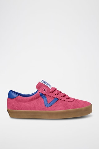 Baskets en nubuck Sport Low - Rose et violet