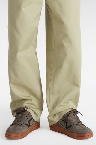 Baskets en cuir Upland - Kaki