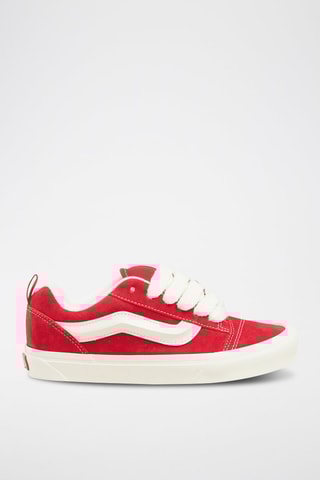 Baskets en nubuck Knu Skool - Rouge