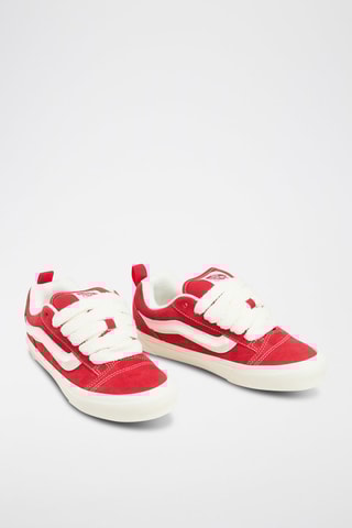 Baskets en nubuck Knu Skool - Rouge