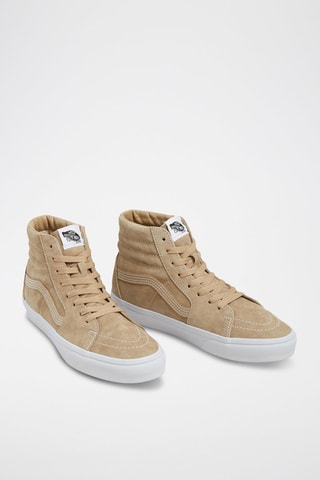 Baskets montantes en nubuck SK8-Hi - Marron clair