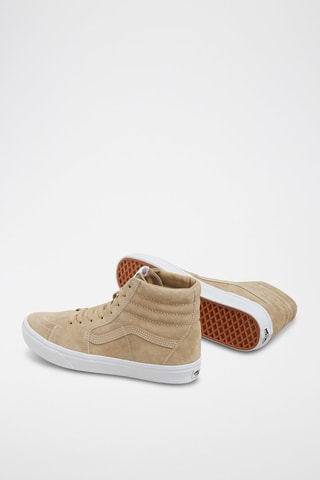 Baskets montantes en nubuck SK8-Hi - Marron clair