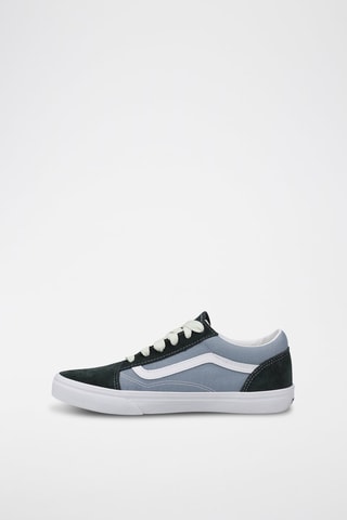 Baskets en nubuck Old Skool - Vert foncé et bleu clair